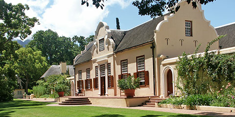 Historic manor house Vergelegen winery